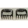 Image 2 : PAIR OF NEW CARNIVOR MEAT CLAWS - BLACK