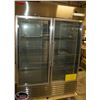 Image 1 : NEW MCK DOUBLE GLASS DOOR FREEZER