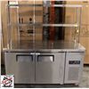 Image 1 : WOO SUNG 59" WORK TOP FREEZER W/ 2 TIER SHELVING
