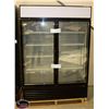 Image 1 : NEW 1032L DOUBLE HINGED GLASS DOOR FREEZER
