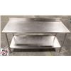Image 1 : QUEST 72" X 30" X 35" S/S WORK TABLE W/ 4" BS &