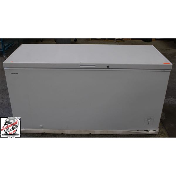 BAILIFF SEIZURE: HISENSE 17.8 CU. FT CHEST FREEZER