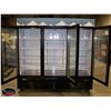 Image 2 : EFI 82" TRIPLE GLASS DOOR MERCHANDISER FREEZER