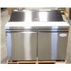 Image 1 : NEW CHEFS MATE 48" SALAD TABLE W/ 12 1/6TH