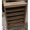 Image 1 : BAILIFF SEIZURE: 5 TIER WOOD BOOK SHELF