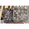 Image 1 : TWO TRAYS OF ASSORTED GLASSWARES