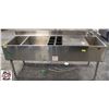 Image 1 : 72" BAR SINK W/ 4" BACK SPLASH
