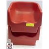 Image 1 : PAIR OF STACKABE CAMBRO BOOSTER SEATS