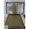 Image 1 : LOT OF10  17.5"X, 26" ALUMINUM BAKING PANS