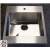 Image 1 : BIANCO SINGLE WELL S/S DROP IN SINK