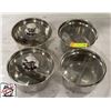 Image 1 : 4 NEW 6" S/S HOT POT INDUCTION POTS W/ 1/2 SPLITS