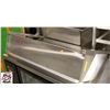 Image 2 : STAINLESS STEEL SHELF 36" X 8" WALL MOUNT OR OVER