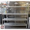 Image 1 : 4 TIER HEAVY DUTY PLASTIC RACKING 70" X 17" X 72"