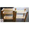 Image 1 : TWO WOOD RACKS