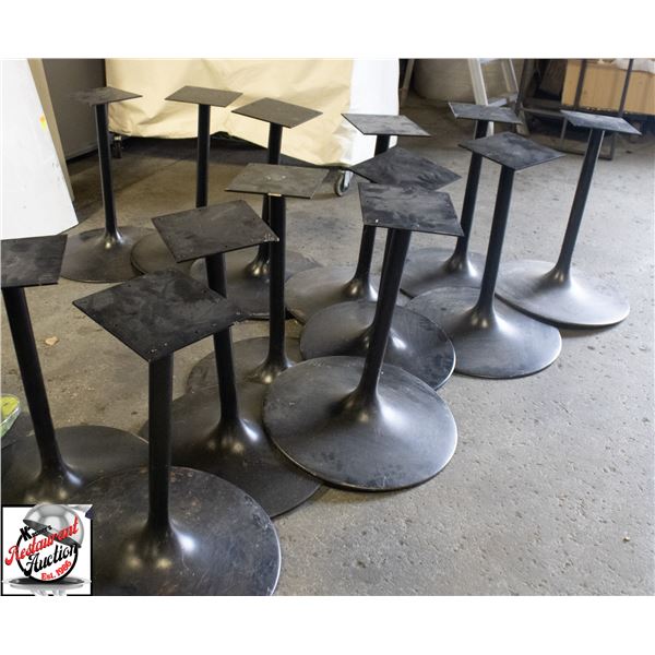 PALLET OF ASSORTED METAL TABLE BASES