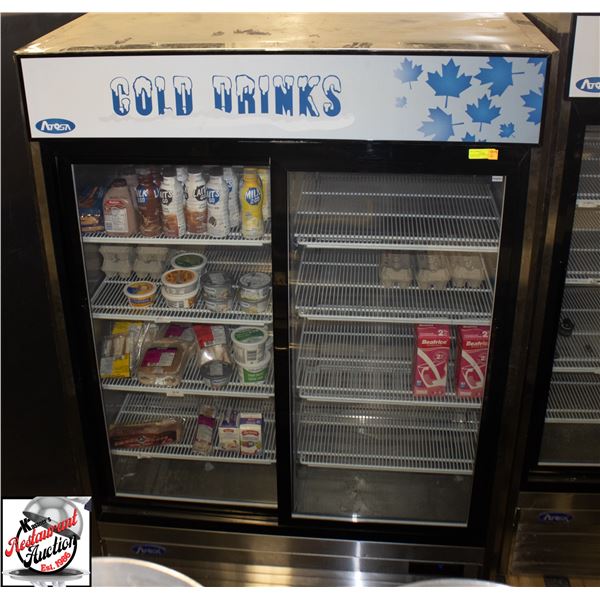 ATOSA DOUBLE SLIDING GLASS DOOR COOLER