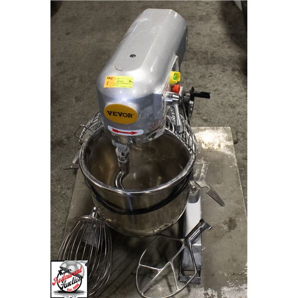 VEVOR 15 QUART COMMERCIAL 3 SPEED MIXER W/