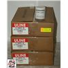Image 1 : 3 BOXES OF U-LINE 6OZ STRAIGHT SIDED GLASS JARS