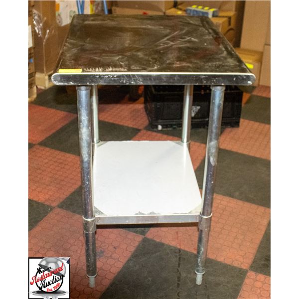 30" X 24" X 36" S/S WORK TABLE W/ UNDERSHELF