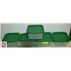 Image 1 : 5 2 QT DRY STORAGE BINS