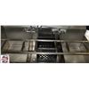 Image 2 : 19" X 26" X 12" TRIPLE WELL S/S SINK W. PRE RINSE