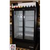 Image 1 : TRUE DOUBLE SLIDING GLASS DOOR COOLER