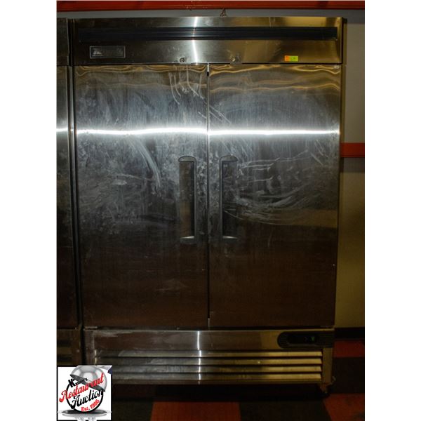 MIGALI DOUBLE HINGED S/S DOOR FREEZER BOTTOM MOUNT