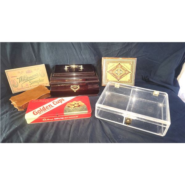 Vintage Jewelry Boxes & Tins A