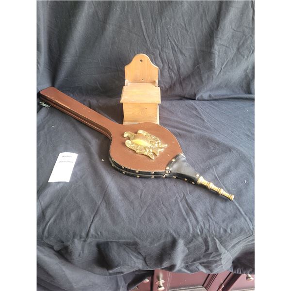 Vintage Bellows &Salt Box A