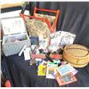 Image 1 : Vintage Sewing Baskets & Notions. A