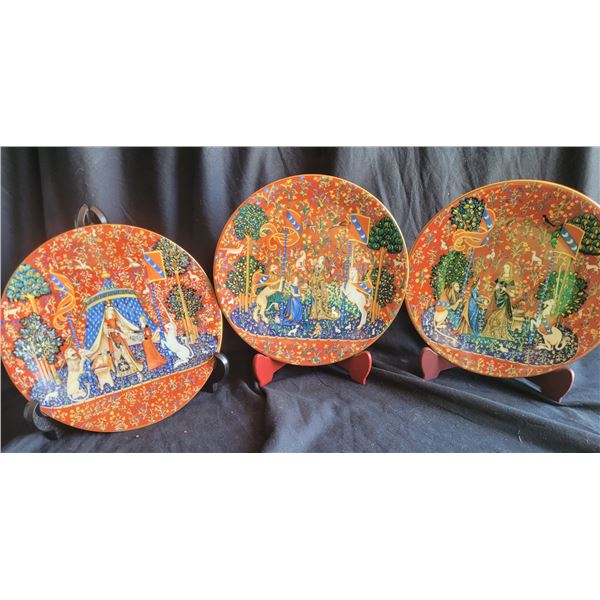 Haviland The Lady & The Unicorn Plates A