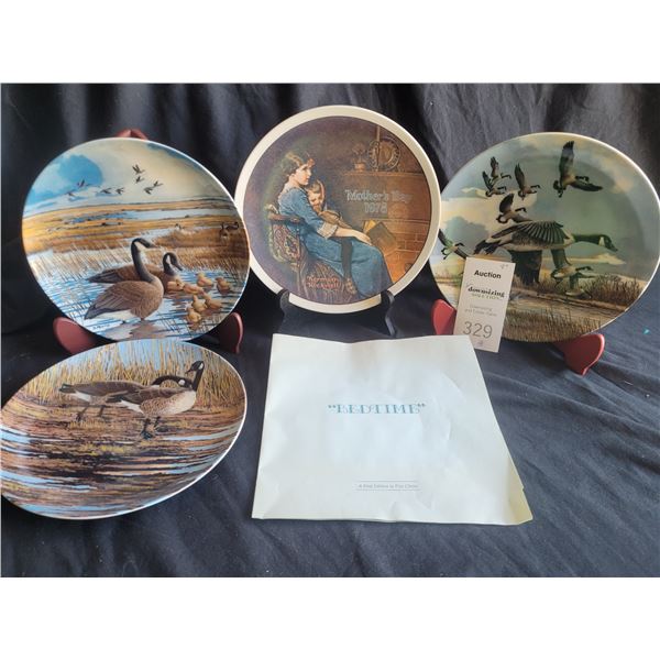 Knowles & Dominum China Collector Plates A
