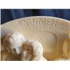 Image 4 : Vintage Alabaster Plate 'Carmen' A