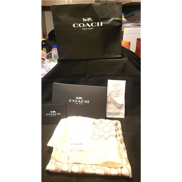 Coach Silk Scarf A
