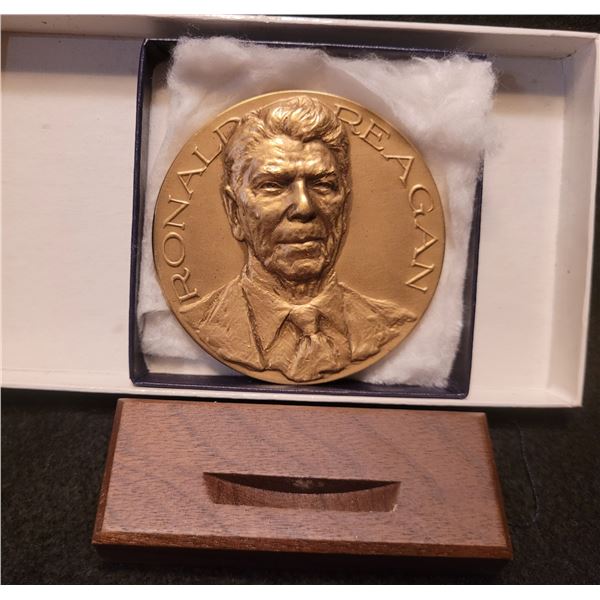 1981 Ronald Reagan High Relief Medal A