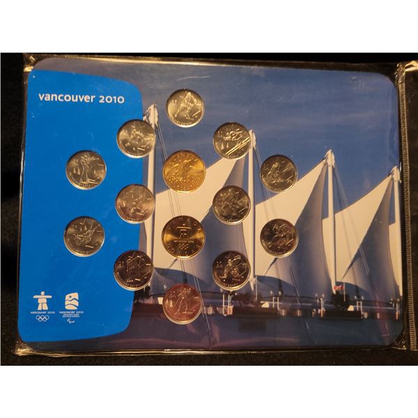 Vancouver 2010 coin Set A