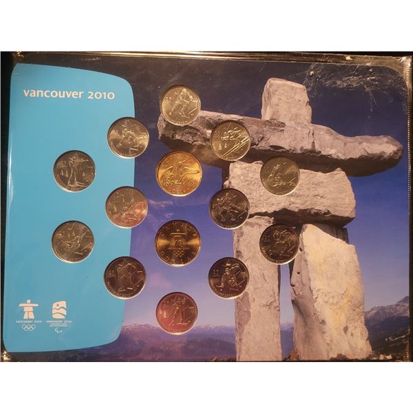 Vancouver 2010 coin Set A