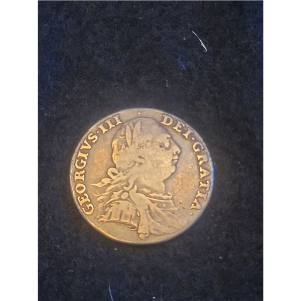 1787 King George lll Shilling A