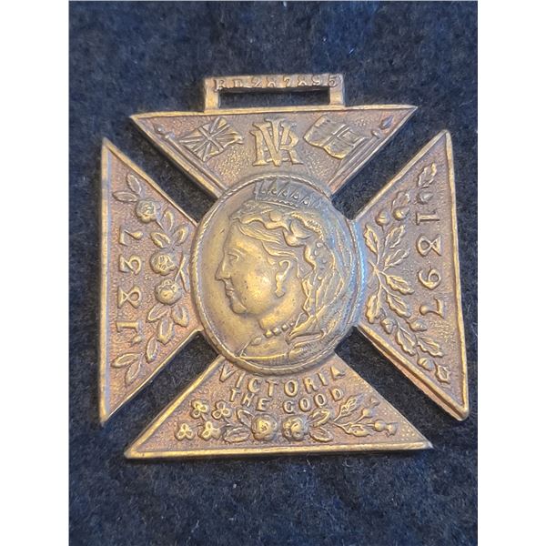 1897 Queen Victoria 60th Commereratve Medal A