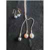 Image 4 : Sterlings Silver Pearl Necklaces A