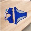 Image 1 : Royal Blue two piece bathing suit Size L