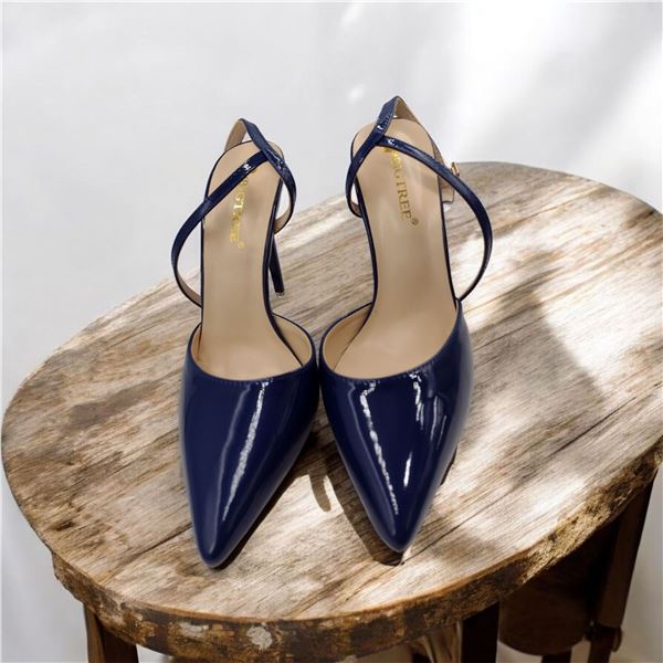 Navy Blue Pumps for Women Size 39
