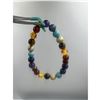 Image 3 : BRAND NEW 8 MM 7 CRYSTAL CHAKRA  BRACELET ELASTIC