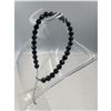Image 3 : BRAND NEW 6 MM  FACETED BLACK TOURMALINE BRACELET