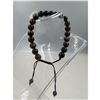 Image 1 : BRAND NEW 8MM  TIGERS EYE BRACELET ADJUSTABLE STRING