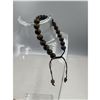 Image 2 : BRAND NEW 8MM  TIGERS EYE BRACELET ADJUSTABLE STRING