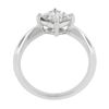 Image 9 : NEW 18k Gold 1.10 ctw GIA Princess Diamond Solitaire Knife Edge Engagement Ring