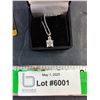 Image 1 : ^1.50 CT GRA Certified Moissanite VVS D Color Stone Set in 925 Silver Pendant Necklace