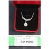 Image 1 : ^GRA Certified Moissanite VVS D Color 925 Silver V Shaped Pendant Necklace
