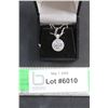 Image 1 : ^1.00 CT Moissanite VVS Light Blue Color Stone 925 Silver Pendant Necklace